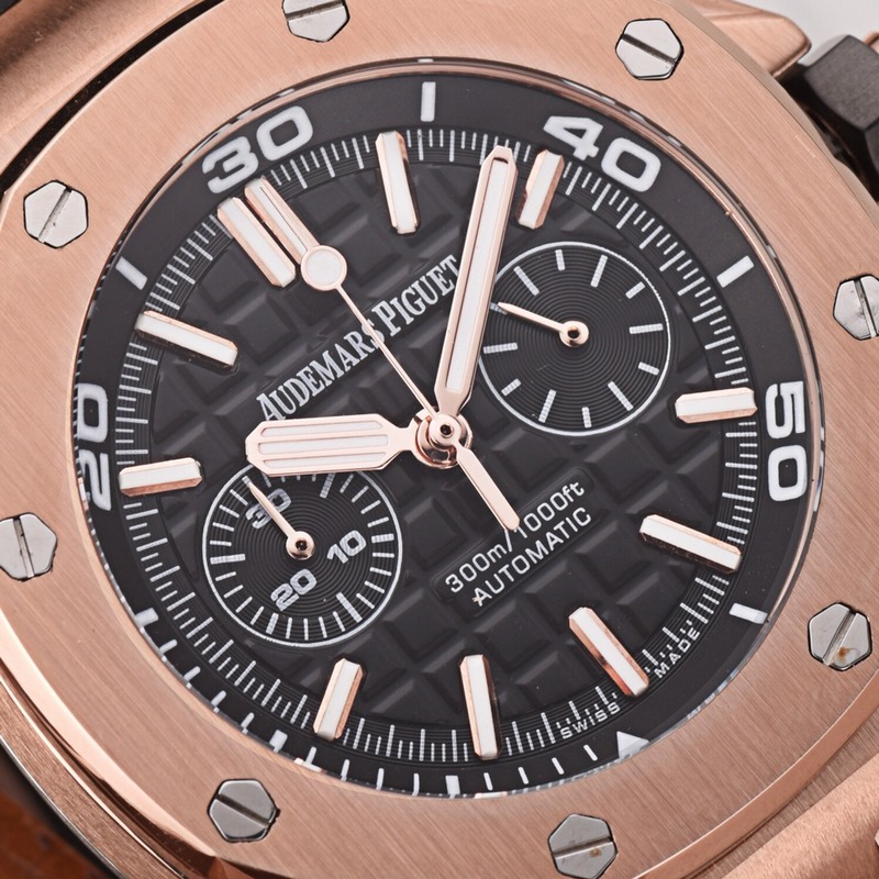 AP Royal Oak 46mm Men's Replica Watch 14mm Thick Luxury Timepiece-2