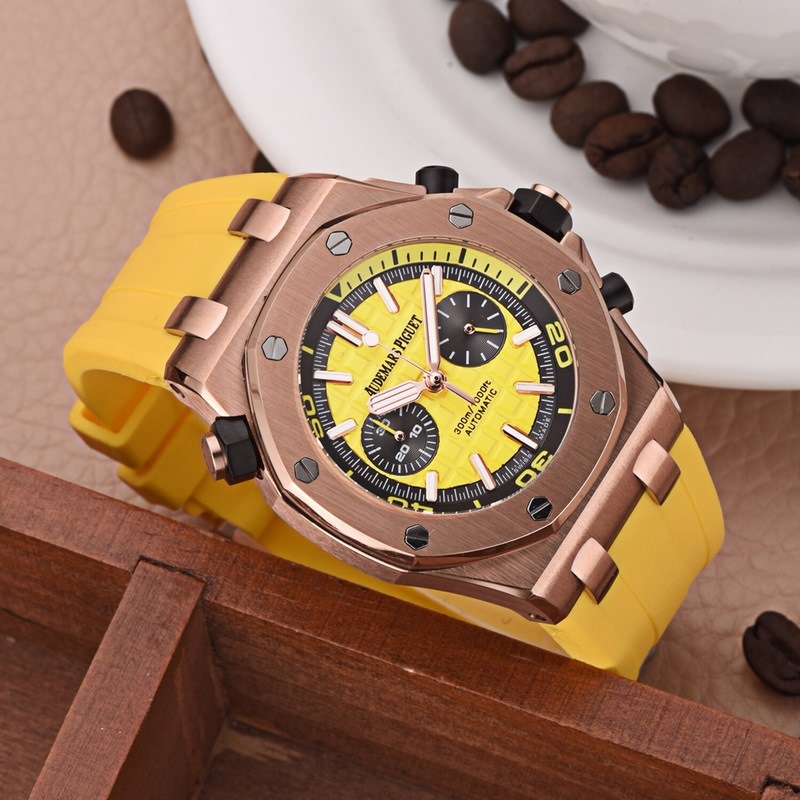 AP Royal Oak 46mm Men's Replica Watch 14mm Thick Luxury Timepiece-3