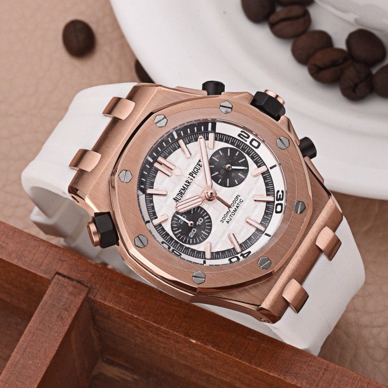 AP Royal Oak 46mm Men's Replica Watch 14mm Thick Luxury Timepiece-4