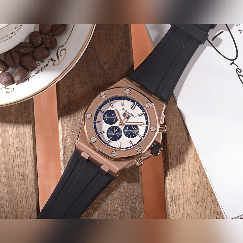 Audemars Piguet Royal Oak 43mm Men's Replica Watch 12mm Thick Luxury Timepiece-6
