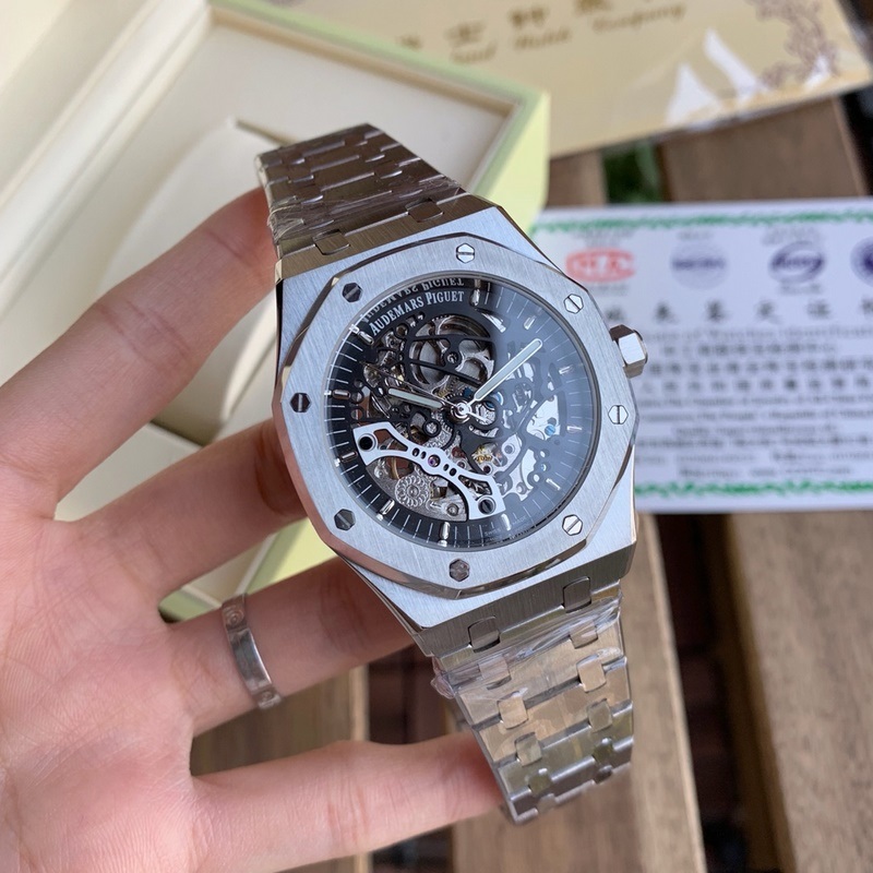 AP Royal Oak Skeleton Men's Replica Watch 45mm Diameter 12mm Thickness-2