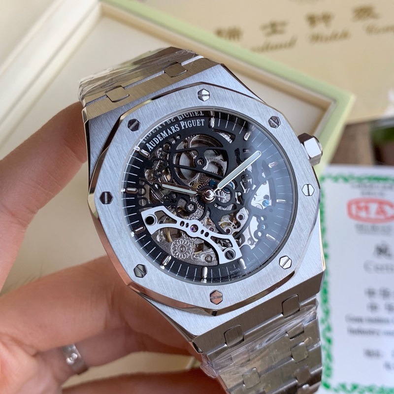 AP Royal Oak Skeleton Men's Replica Watch 45mm Diameter 12mm Thickness-5
