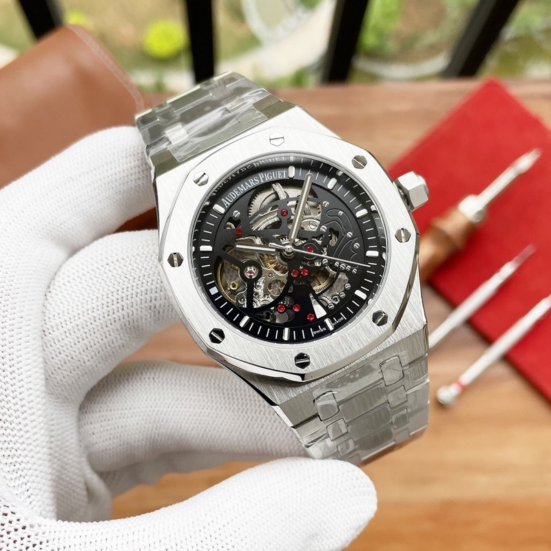 AP Royal Oak 42mm Men's Skeleton Replica Watch Luxury Design-1