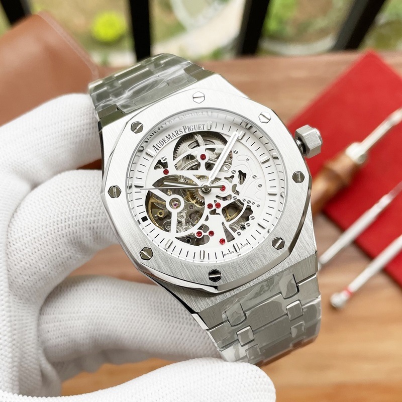 AP Royal Oak 42mm Men's Skeleton Replica Watch Luxury Design-3