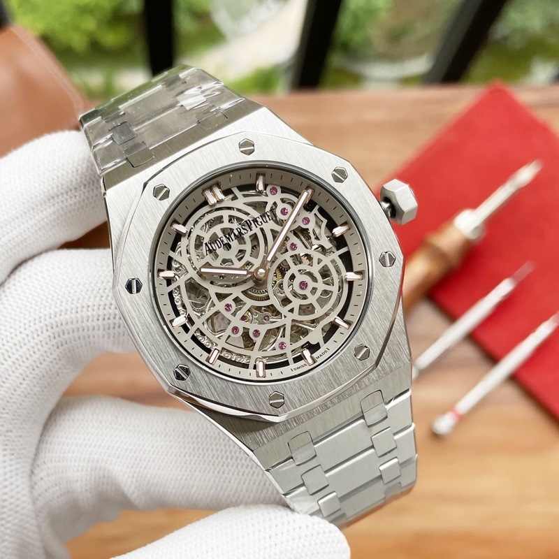 AP Royal Oak Latest Skeleton Luxury Men's Replica Watch-8