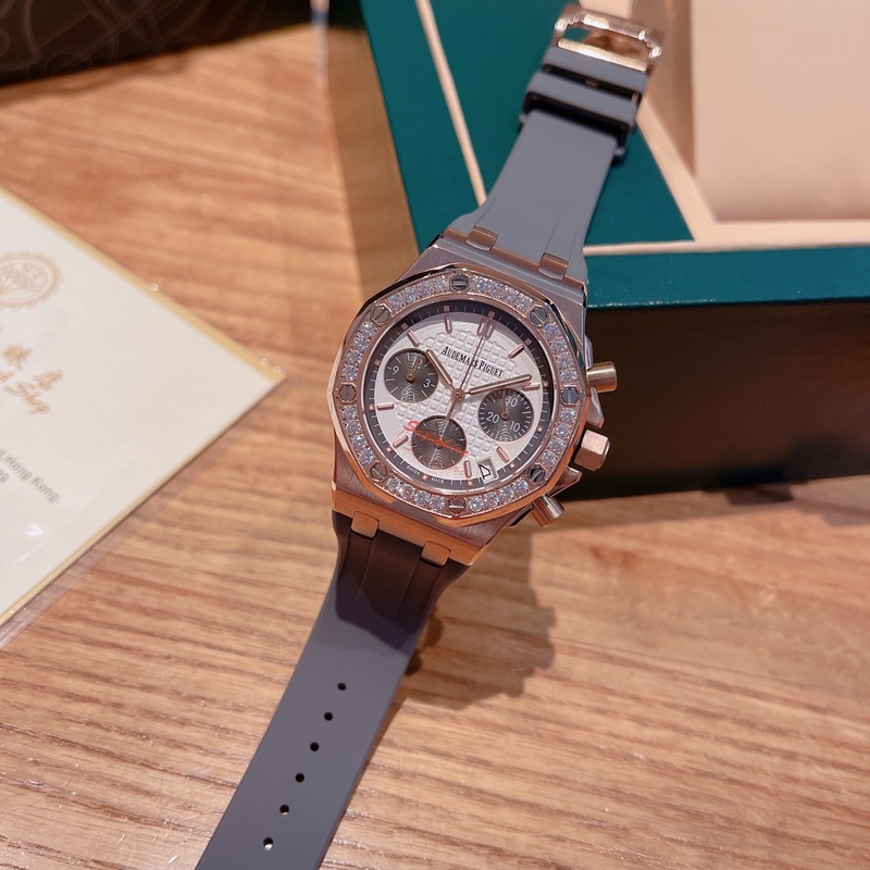 AP Royal Oak Series Diamond Bezel Steel Replica Watch Imported Quality-2