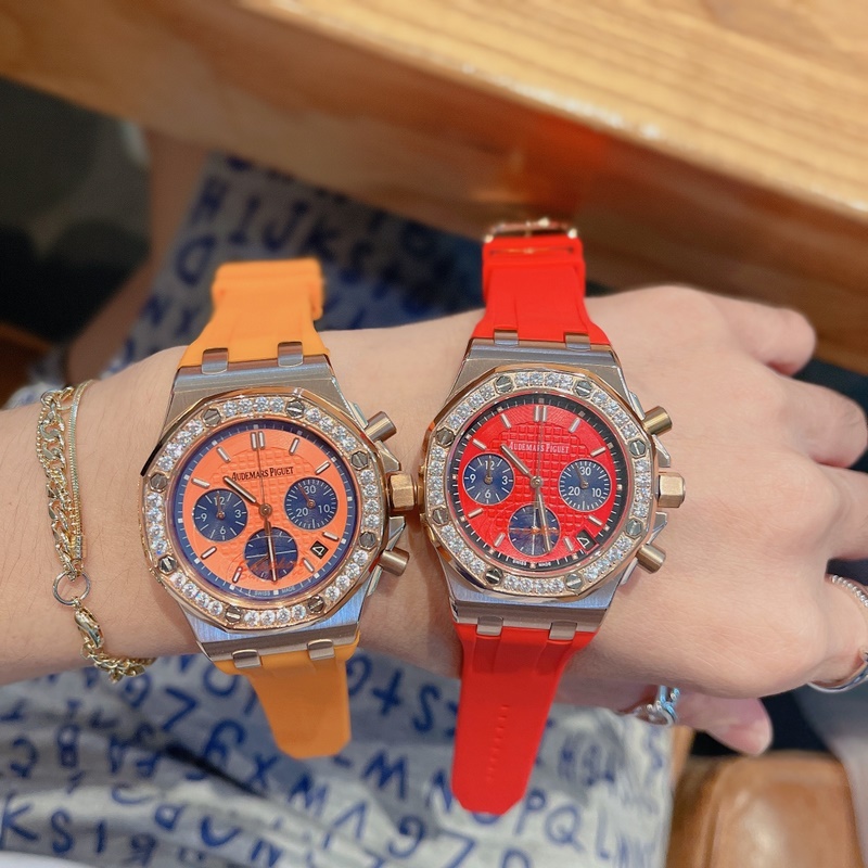 AP Royal Oak Series Diamond Bezel Steel Replica Watch Imported Quality-3