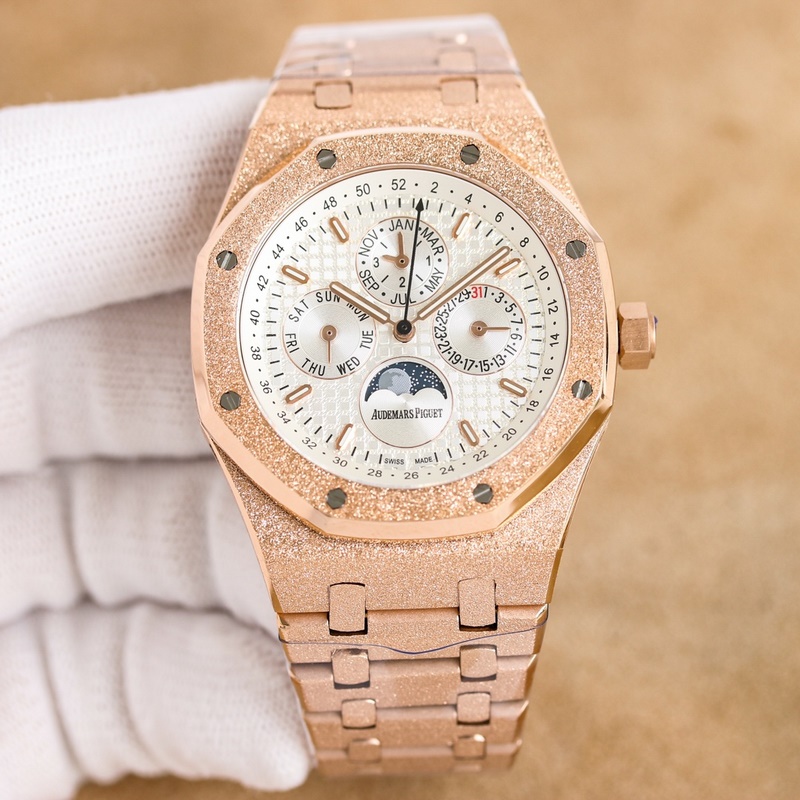 AP Royal Oak Frosted Gold 41mm Model 26574 Series Premium Quality-3
