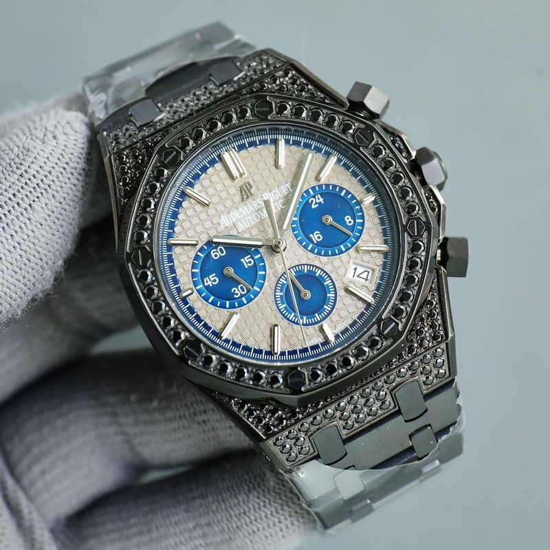 Audemars Piguet Royal Oak 42mm Coated Glass Replica Watch-4