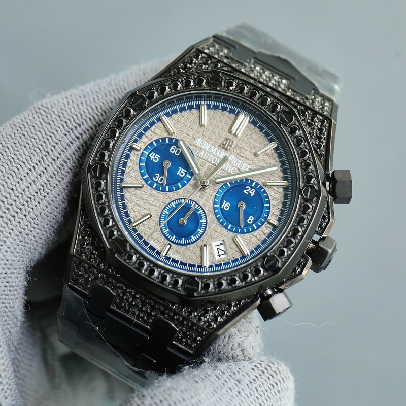 Audemars Piguet Royal Oak 42mm Coated Glass Replica Watch-5