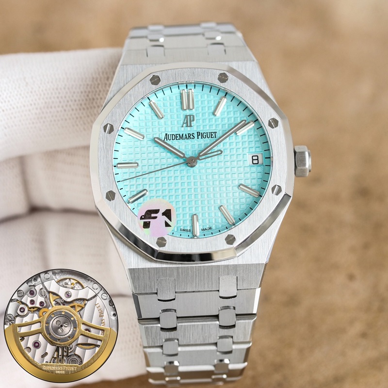 Audemars Piguet Royal Oak 15500 15510 Tiffany Blue&Black Steel Stunning Release-2