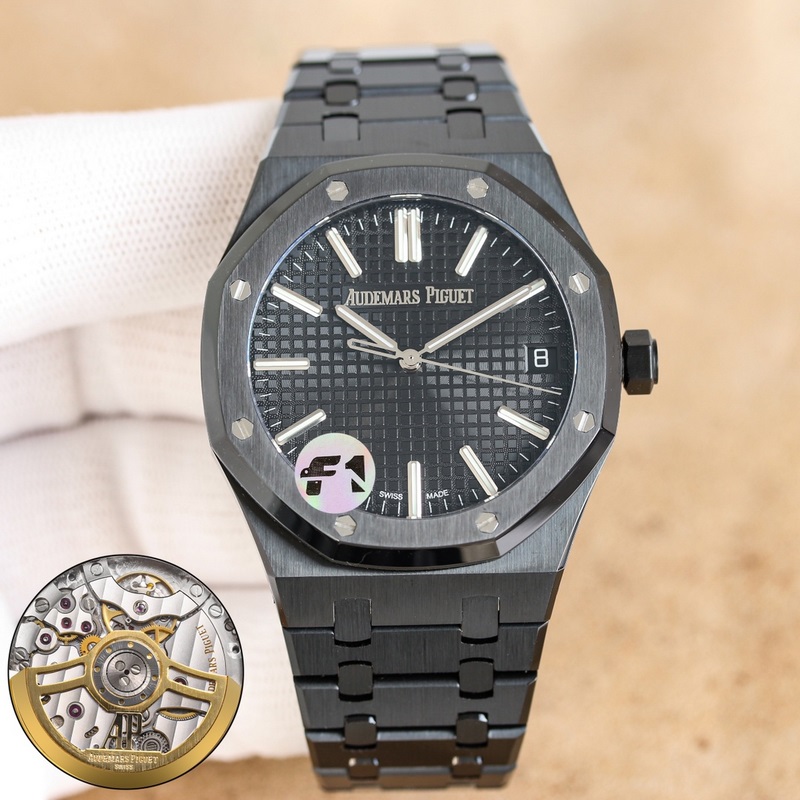 Audemars Piguet Royal Oak 15500 15510 Tiffany Blue&Black Steel Stunning Release-7