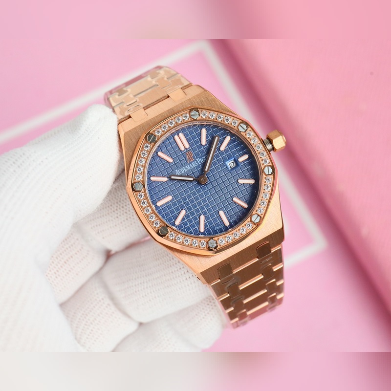 Audemars Piguet Royal Oak Lady Tapisserie Dial Replica Watch-2