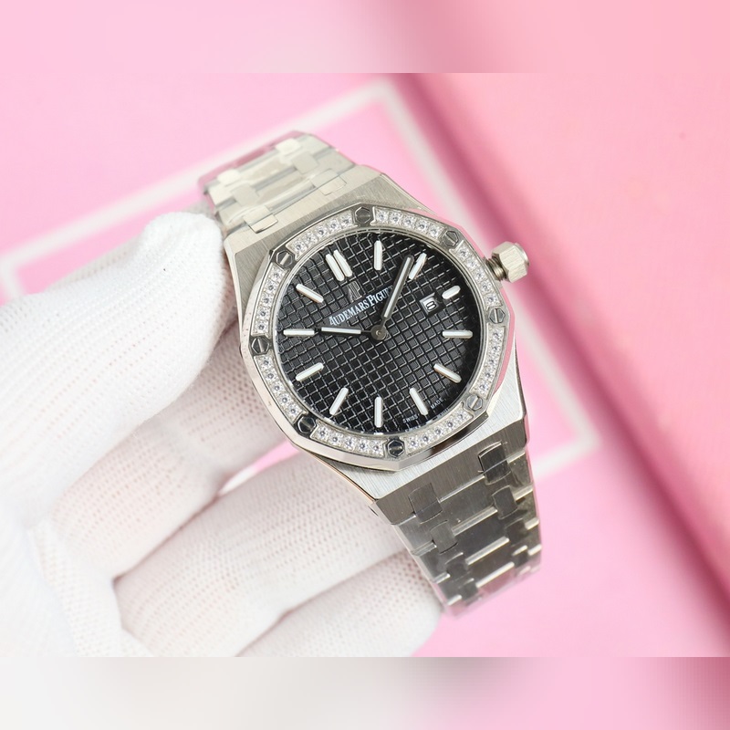 Audemars Piguet Royal Oak Lady Tapisserie Dial Replica Watch-2