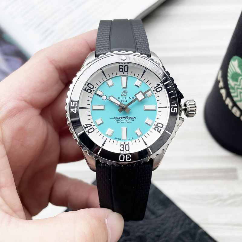Breitling Superocean Series Elegant Ceramic Bezel Original Press Button-2