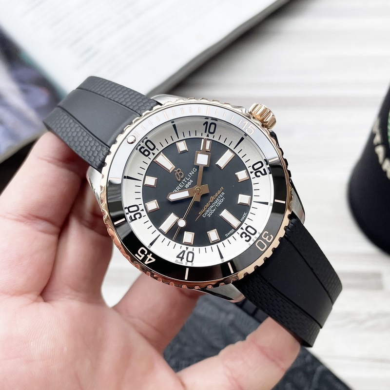 Breitling Superocean Series Elegant Ceramic Bezel Original Press Button-6