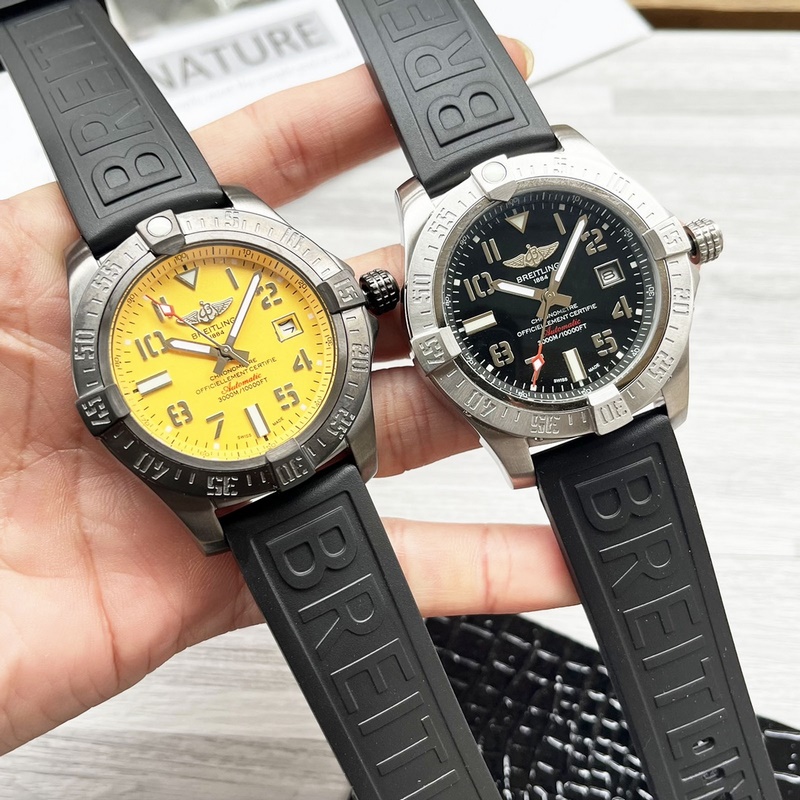 Breitling Superocean Series 44mm 316 Stainless Steel Authentic Replica Watch-4