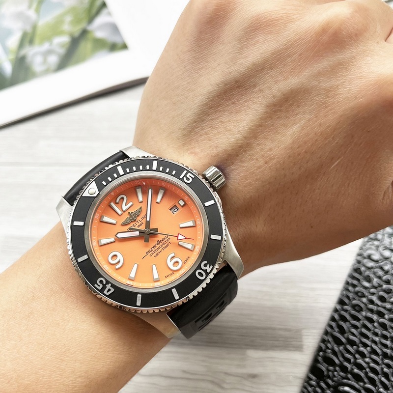 Breitling Superocean Series 44mm 316 Stainless Steel Authentic-3