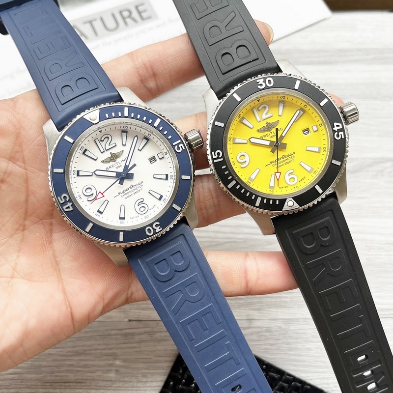 Breitling Superocean Series 44mm 316 Stainless Steel Authentic-6