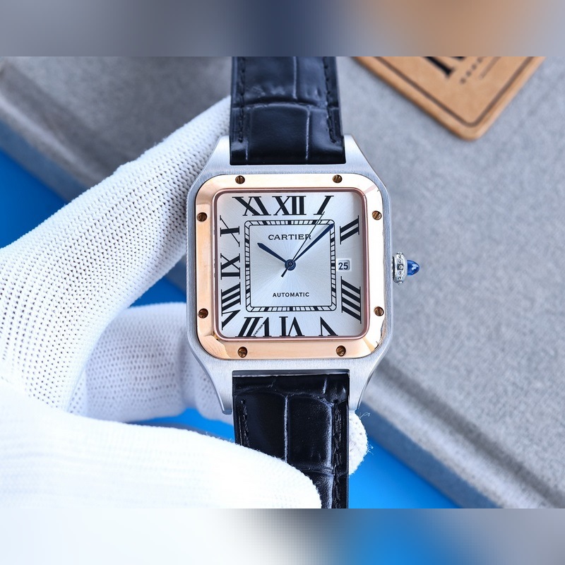 Cartier Santos-Dumont Replica Watch Elegant Luxury Timepiece-2