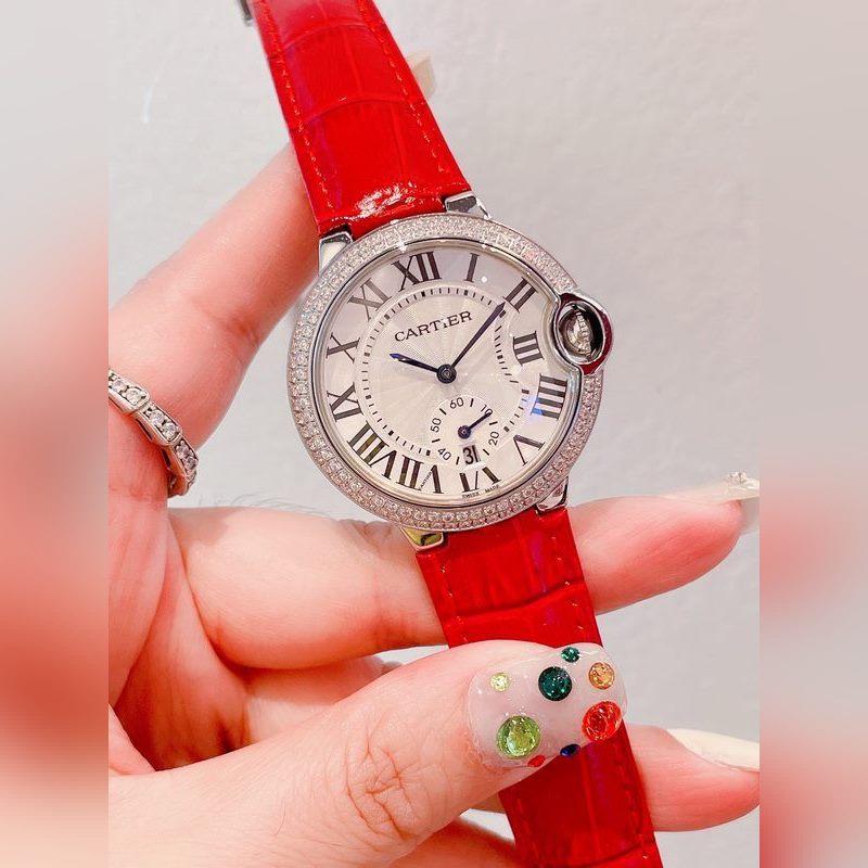 Cartier Ballon Bleu 36mm Women's Replica Watch Luxury Timepiece-2