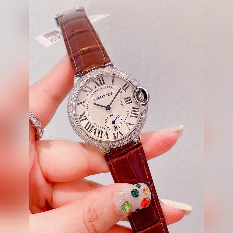 Cartier Ballon Bleu 36mm Women's Replica Watch Luxury Timepiece-3