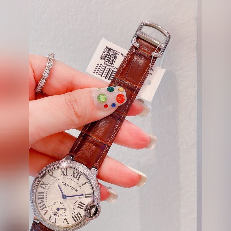 Cartier Ballon Bleu 36mm Women's Replica Watch Luxury Timepiece-6