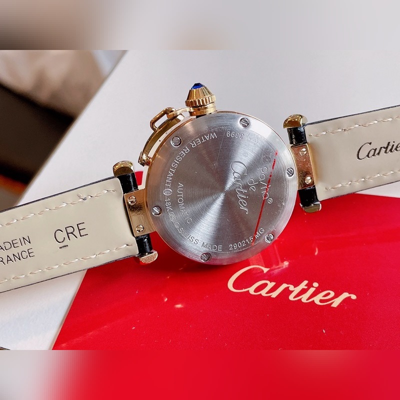 CARTIER Pasha 35mm Replica Watch Elegant Luxury Timepiece-7