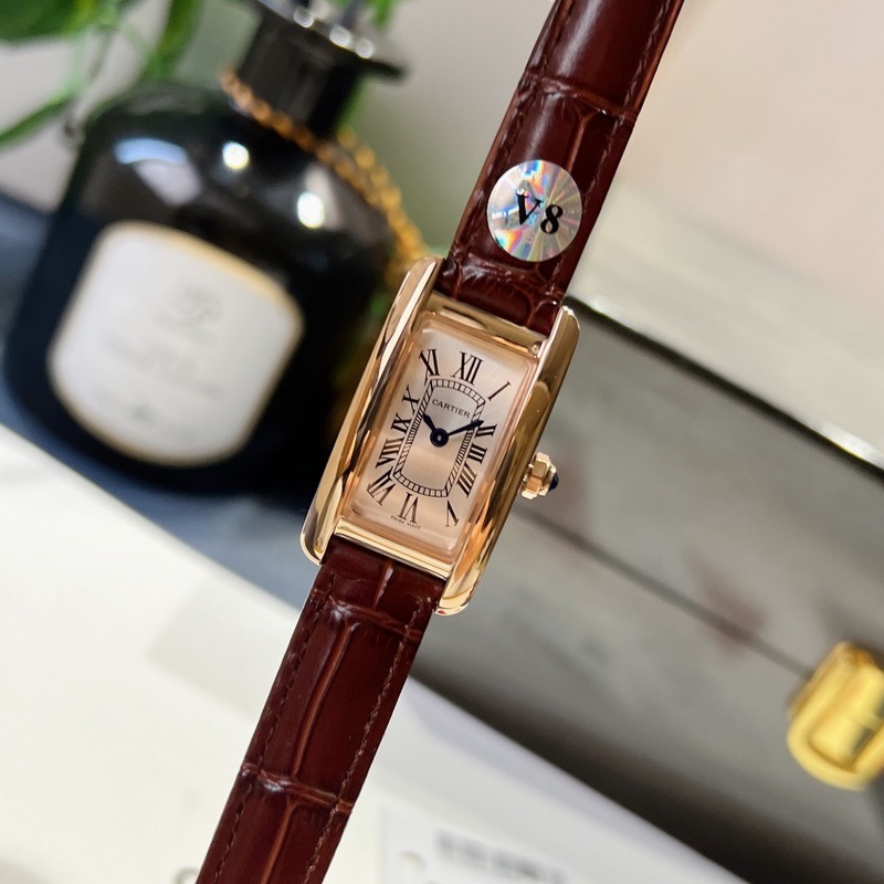 Cartier Tank AmEricaine Small Replica Watch Elegant Swiss Quality Timepiece-3