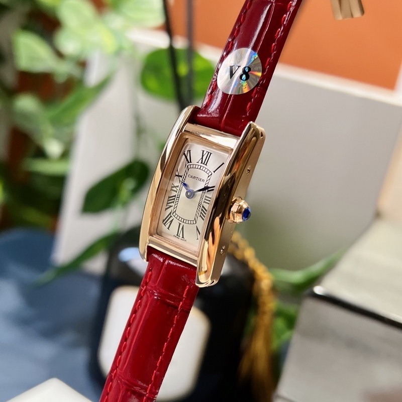 Cartier Tank AmEricaine Small Replica Watch Elegant Swiss Quality Timepiece-4