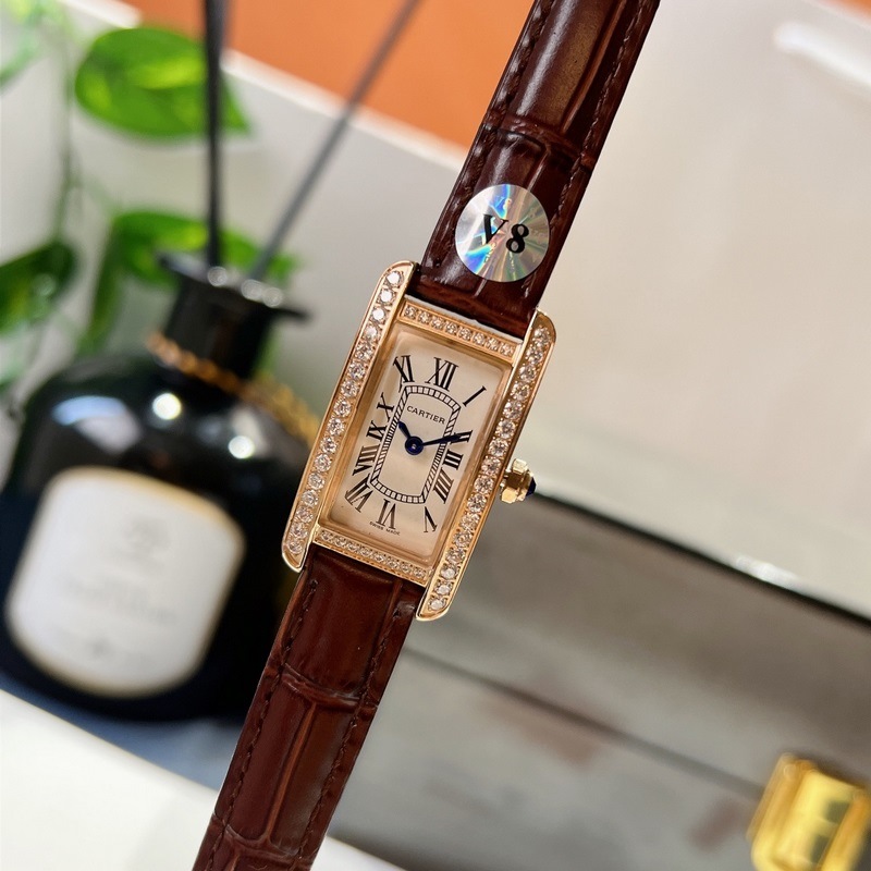 Cartier Tank AmEricaine Small Replica Watch Elegant Design Quality Craftsmanship-2