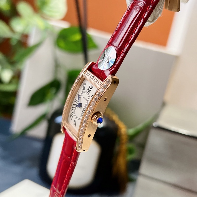 Cartier Tank AmEricaine Small Replica Watch Elegant Design Quality Craftsmanship-4