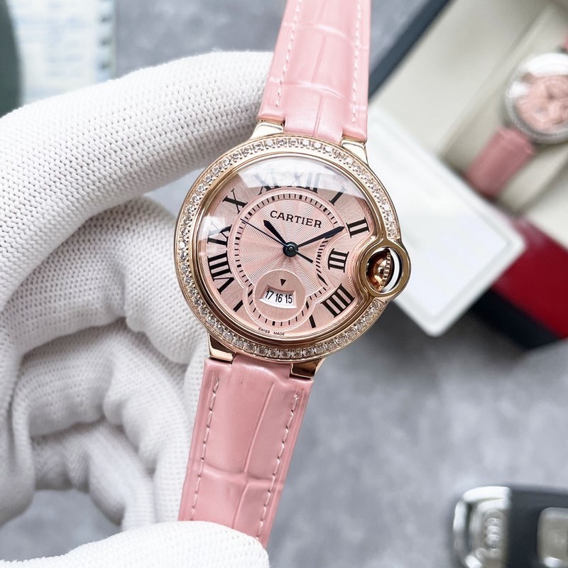 Cartier Ballon Bleu Quartz Women's Luxury Replica Watch-3