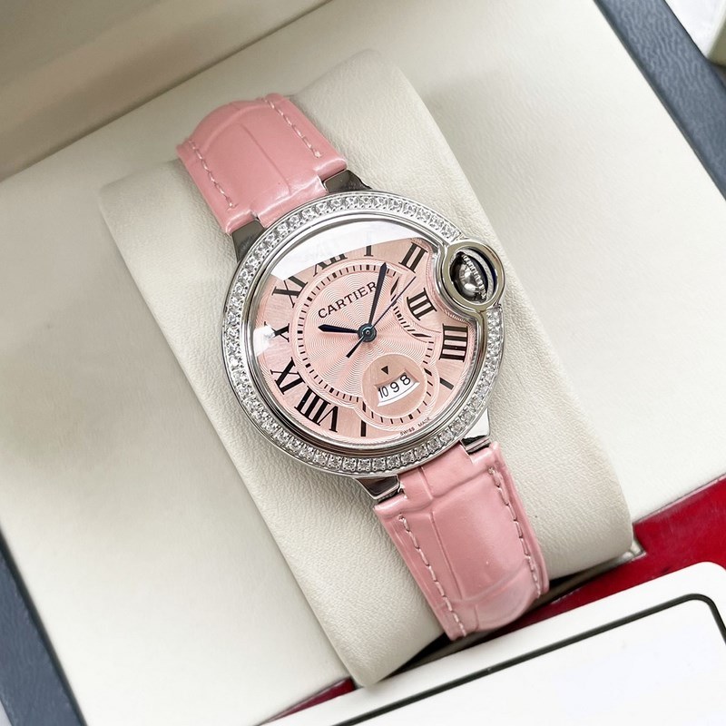 Cartier Ballon Bleu Quartz Women's Luxury Replica Watch-4
