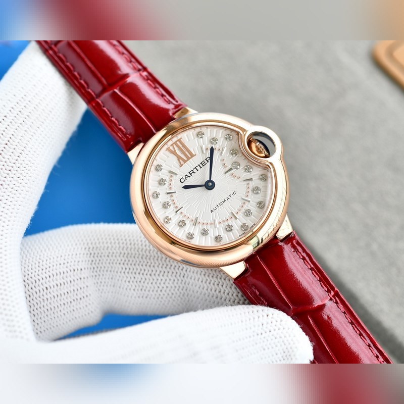 Cartier Ballon Bleu 33MM Replica Watch Authentic Code 745565xx3489 Luxury Quality-2
