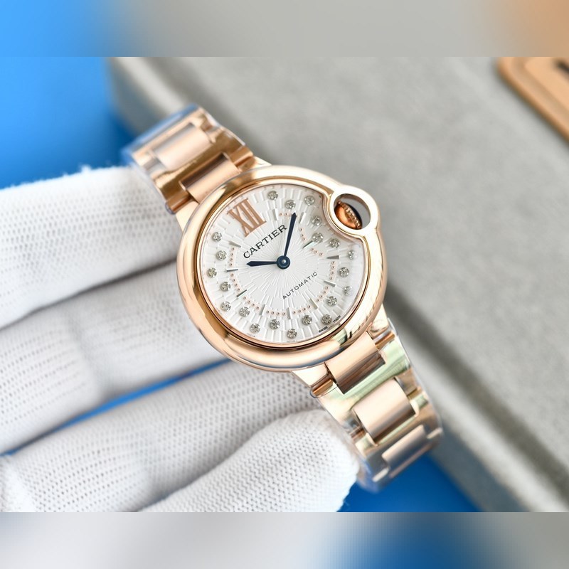 Cartier Ballon Bleu 33MM Replica Watch Authentic Code 745565xx3489 Luxury Quality-3