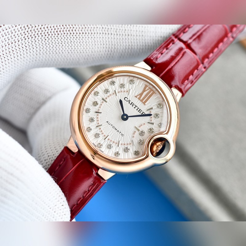 Cartier Ballon Bleu 33MM Replica Watch Authentic Code 745565xx3489 Luxury Quality-5