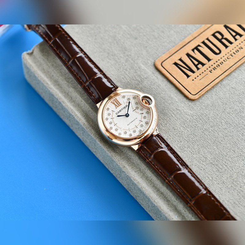 Cartier Ballon Bleu 33MM Replica Watch Authentic Code 745565xx3489 Luxury Quality-6