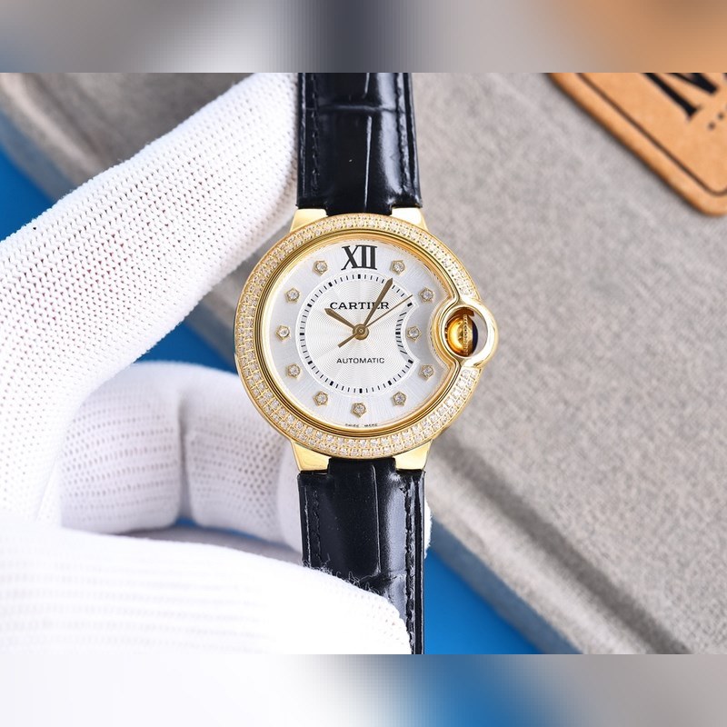 CARTIER Ballon Bleu 33mm Luxury Replica Watch-4