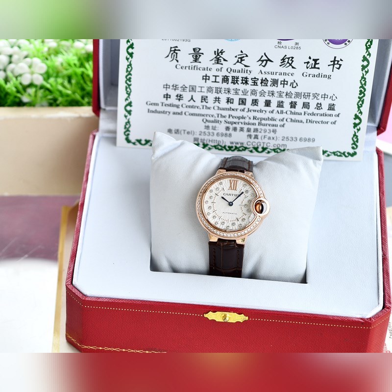 Cartier Ballon Bleu V12 33/36mm Japanese Movement Quality Replica Watch-5