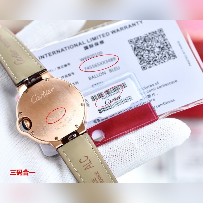 Cartier Ballon Bleu V12 33/36mm Japanese Movement Quality Replica Watch-6