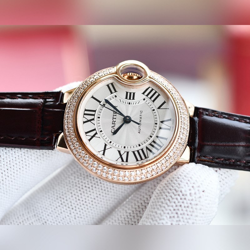 Cartier Ballon Bleu V12 33mm/36mm Japan Movement Code 745565xx3489-3