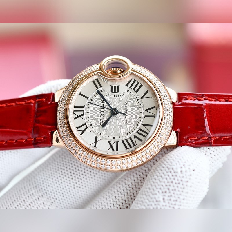 Cartier Ballon Bleu V12 33/36mm Japanese Movement Code 745565xx3489-4