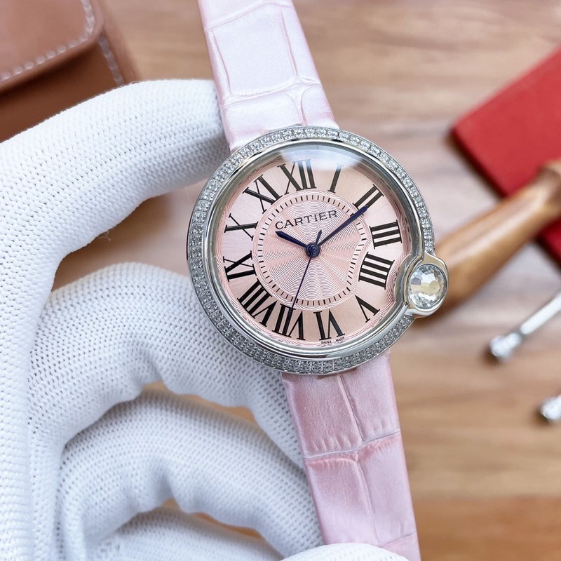 Cartier Ballon Bleu Women's Tourbillon Mechanical Replica Watch Launch-3