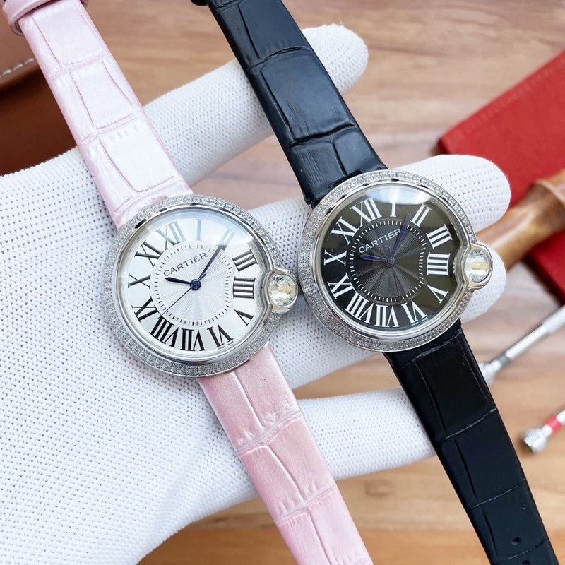 Cartier Ballon Bleu Women's Tourbillon Mechanical Replica Watch Launch-4