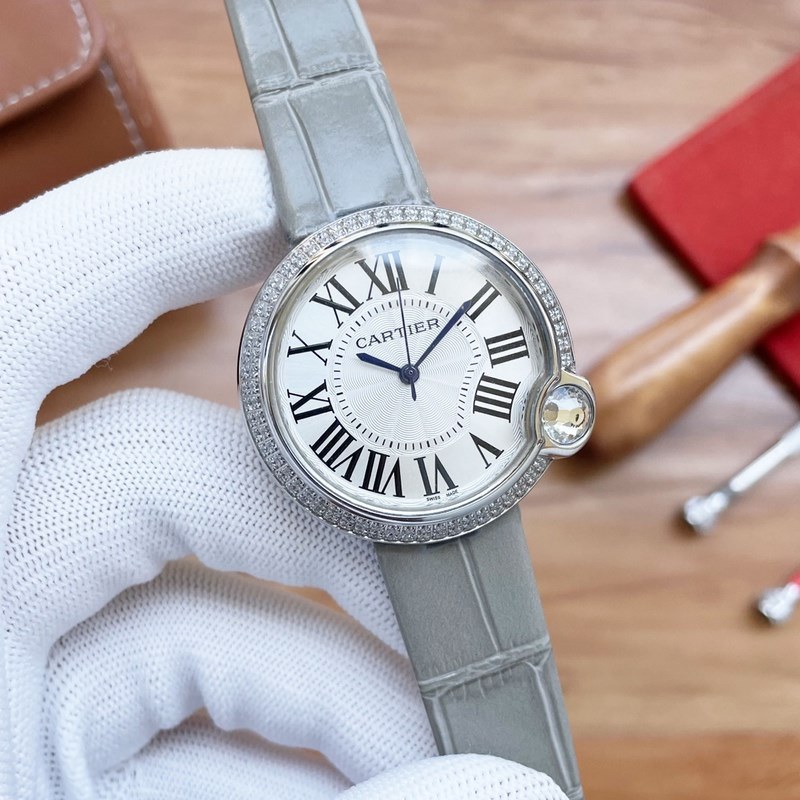 Cartier Ballon Bleu Women's Tourbillon Mechanical Replica Watch Launch-5