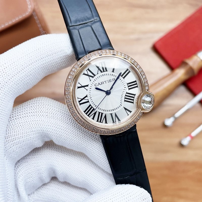 Cartier Ballon Bleu Tourbillon Women's Mechanical Replica Watch Launch-2