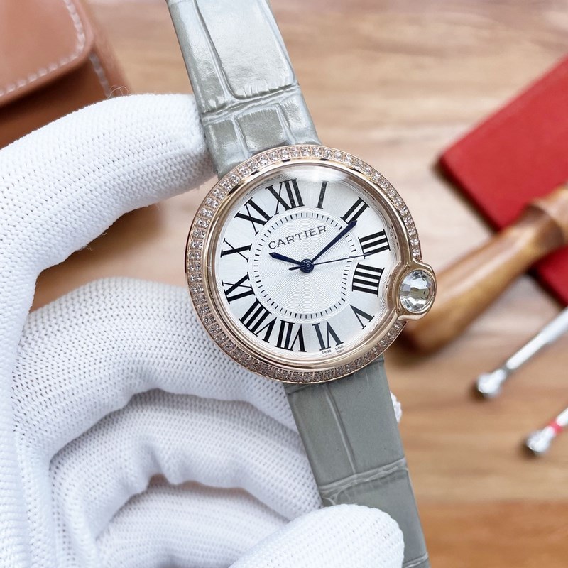 Cartier Ballon Bleu Tourbillon Women's Mechanical Replica Watch Launch-4