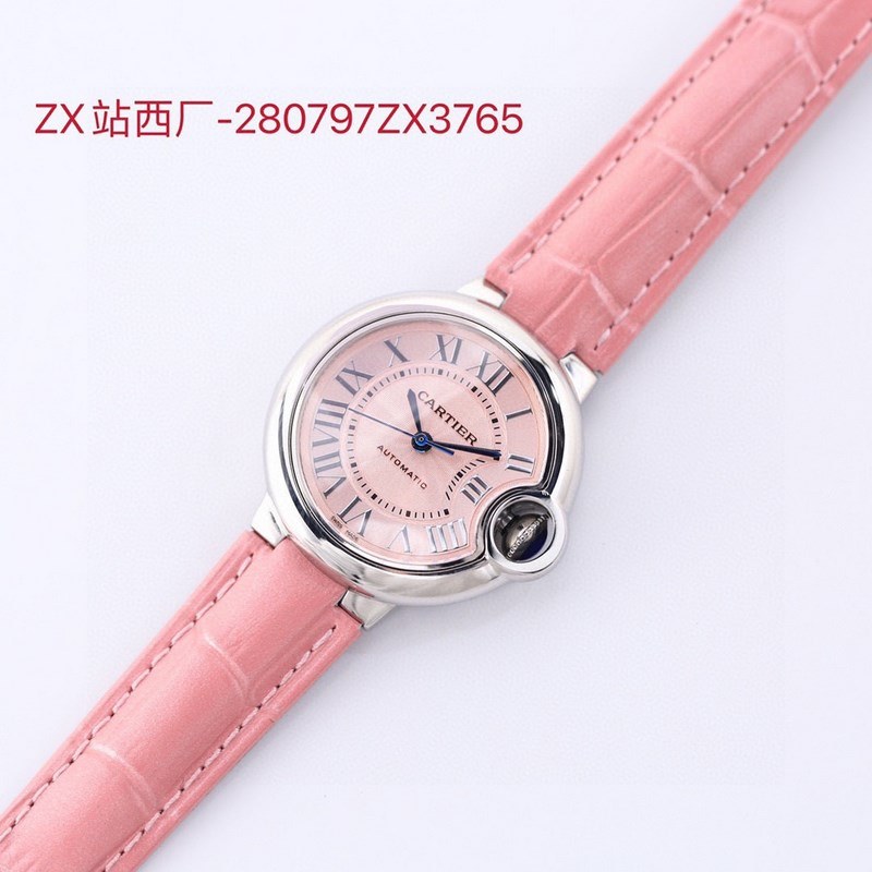 Cartier Ballon Bleu 33mm Elegant Luxury Timepiece-5