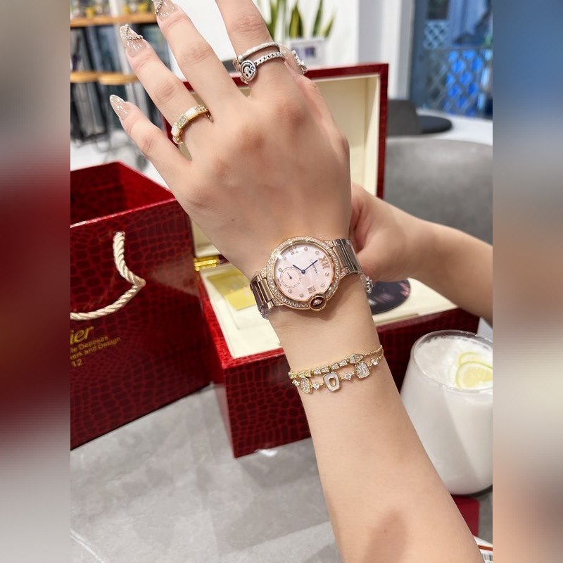 Cartier Ballon Bleu Diamond Mother-of-Pearl Swiss Quartz 36mm-7